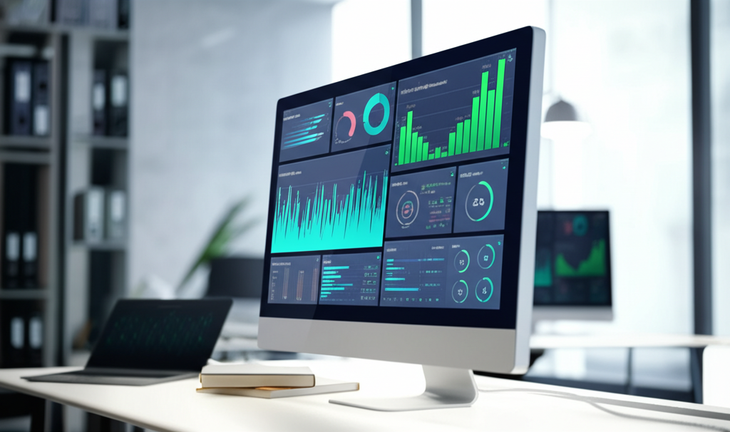 個人開発中のダッシュボード画面のイメージ